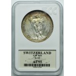 Switzerland, 5 Francs Bern 1879 - Shooting Festival in Basel