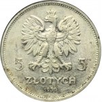Nike, 5 złotych Warszawa 1930 - RZADKIE