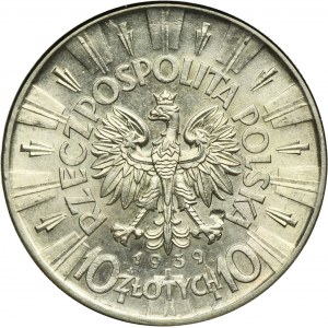 Piłsudski, 10 złotych 1939