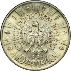 Piłsudski, 10 złotych 1936
