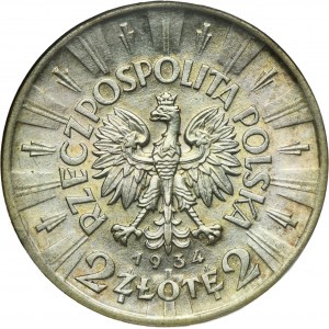 Piłsudski, 2 złote 1934