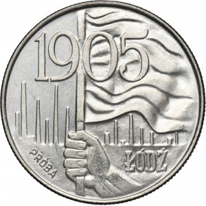 PRÓBA MIEDZIONIKIEL, 20 złotych 1980 Łódź 1905