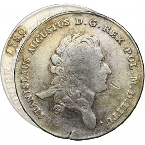 Poniatowski, Thaler Warsaw 1780 EB - RARE