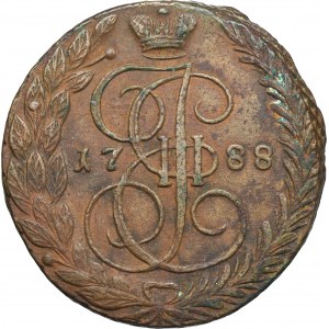 Russia, Catherine II, 5 Kopeck Jekaterinburg 1788 KM