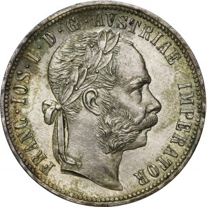 Austria, Franz Joseph I, 1 Florin Wien 1878