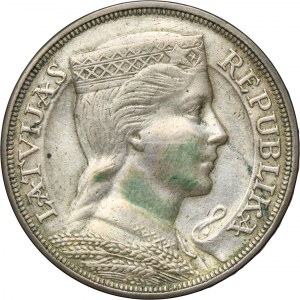 Latvia, Republic of Latvia, 5 Lati 1931