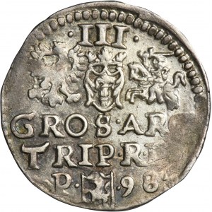 Sigismond III Vasa, Trojak Poznań 1598 - P gauche