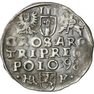 Sigismund III Vasa, 3 Groschen Fraustadt 1598