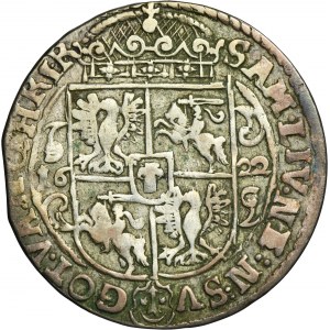 Sigismund III Vasa, 1/4 Thaler Bromberg 1622 - PRVS M