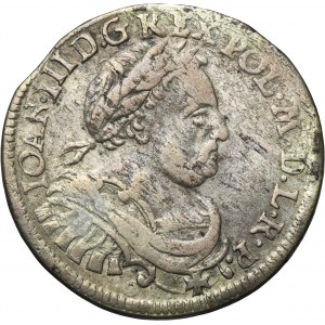 John III Sobieski, 1/4 Thaler Bromberg 1677 SB