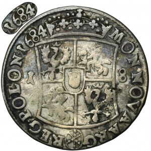 John III Sobieski, 1/4 Thaler Bromberg 1684 TLB