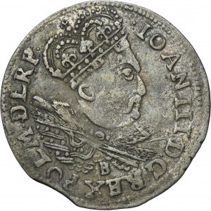 John III Sobieski, 6 Groschen Krakau 1685 B - RARE