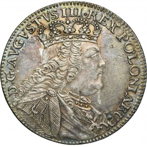 Augustus III of Poland, 1/4 Thaler Leipzig 1754 EC