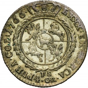 Poniatowski, 4 Groschen 1766 FS