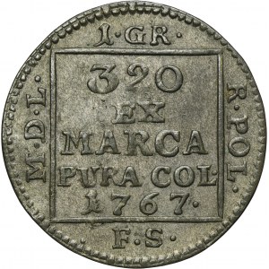 Poniatowski, Groschen Warsaw 1767 FS