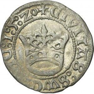 Silesia, City of Schweidnitz, Louis II of Hungary, 1/2 Groschen 1520