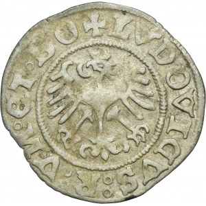 Silesia, City of Schweidnitz, Louis II Jagiellon, 1/2 Groschen 1527 - VERY RARE