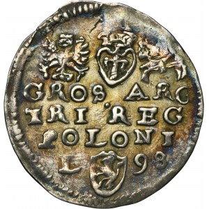Sigismond III Vasa, Trojak Lublin 1598 - date à droite