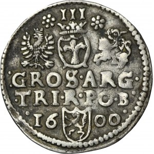 Sigismond III Vasa, Trojak Bydgoszcz 1600 - rosettes