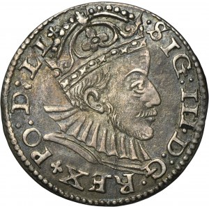 Sigismund III Vasa, 3 Groschen Riga 1588 - RARE, small head