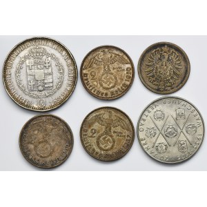 Set, Allemagne, Monnaies mixtes (6 pièces)