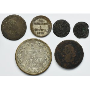 Set, Poland and Riga under Sweden, Mix of coins (6 pcs.)