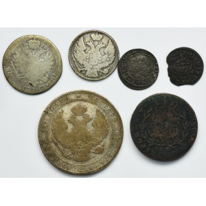 Set, Poland and Riga under Sweden, Mix of coins (6 pcs.)