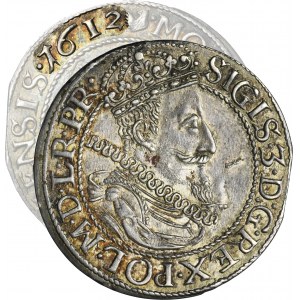 Sigismund III Vasa, 1/4 Thaler Danzig 1612 - RARE