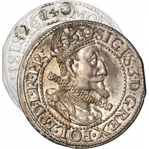 Sigismund III Vasa, 1/4 Thaler Danzig 1614 - VERY RARE, small digits
