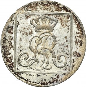 Poniatowski, strieborný groš Varšava 1779 EB