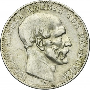 Germany, Kingdom of Hannover, Ernest August, Hanover Thaler 1849 B
