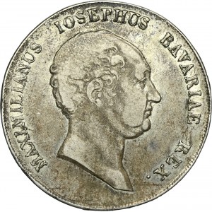 Germany, Kingdom of Bavaria, Maximilian I Joseph, Coronation Thaler Munich 1809