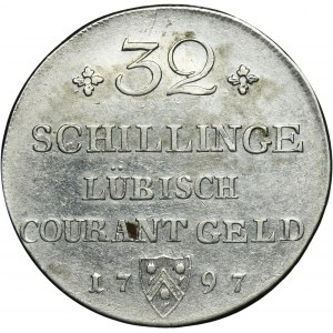 Germany, Free City of Lübeck, 32 Schillings 1797 HDF