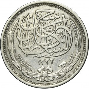 Egypt, Hussein Kamil, 10 Piastres Bombay 1917 (AH 1335)