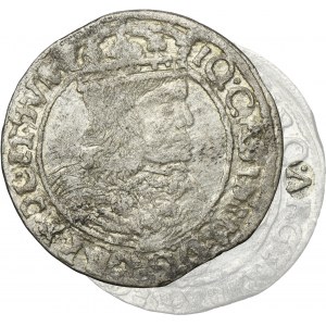 John II Casimir, 6 Groschen Lviv 1662 GBA - RARE