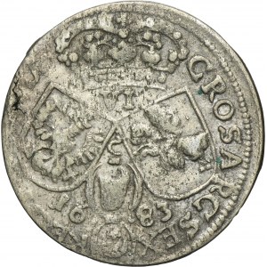 John III Sobieski, 6 Groschen Krakau 1683 - RARE