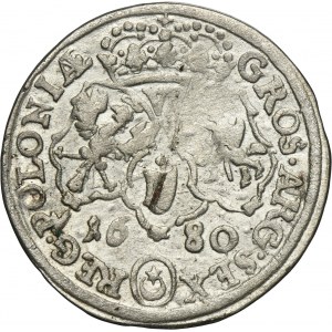 John III Sobieski, 6 Groschen Bromberg 1680 TLB