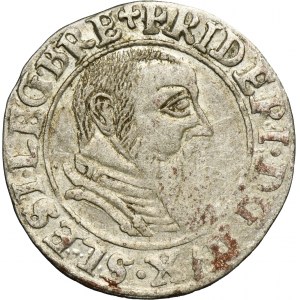 Silesia, Duchy of Liegnitz-Brieg-Wohlau, Friedrich II, Groschen Leignitz 1544 - RARE