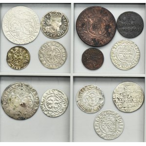 Lot, Poland, Silesia and Riga under Sweden, Mix of coins (13 pcs.)