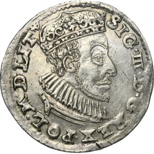 Sigismund III Vasa, 3 Groschen Olkusz 1590 - RARE