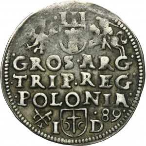 Sigismund III Vasa, 3 Groschen Posen 1589