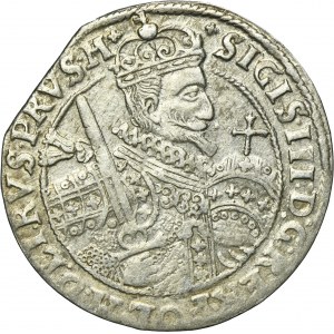Sigismund III Vasa, 1/4 Thaler Bromberg 1622 - PRVS M