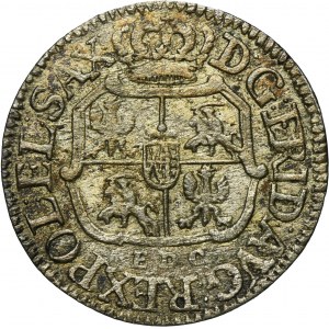 August III Sas, 1/24 Thaler (penny) Leipzig 1763 EDC