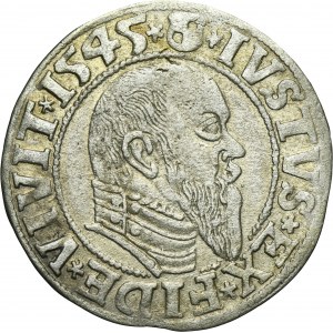 Duchy of Prussia, Albert Hohenzollern, Groschen Königsberg 1545 - PRVSS