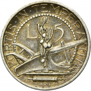 San Marino, 5 Lire Rome 1932 R