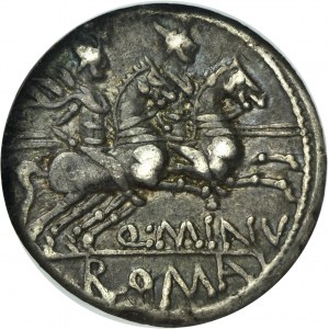Roman Republic, Q. Minucius Rufus, Denarius 122 BC