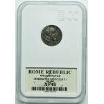 Roman Republic, Q. Minucius Rufus, Denarius 122 BC