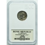 Roman Republic, L. Iulius Bursio, Denarius 85 BC