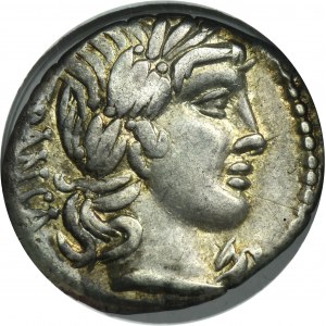 Roman Republic, C. Vibius Pansa, Denarius 90 BC