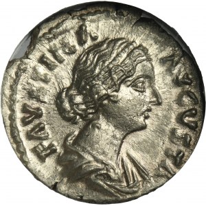 Empire romain, Faustine II la Jeune, Denier